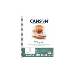 Canson - Beaux Arts - Bloc à Spirales Grain Fin Blanc - 30 Feuilles - A4 - 180 G/m2