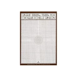 Canson - Beaux Arts - Bloc De Papier Calque Pour Croquis Avec échelle - Tampon De Traçage - 50 Feuil