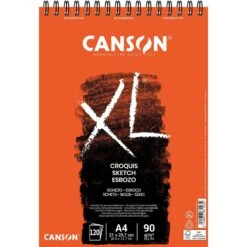 Canson - Beaux Arts - Bloc XL De Papier Croquis - 120 Feuilles - A4 - 90 G/m2