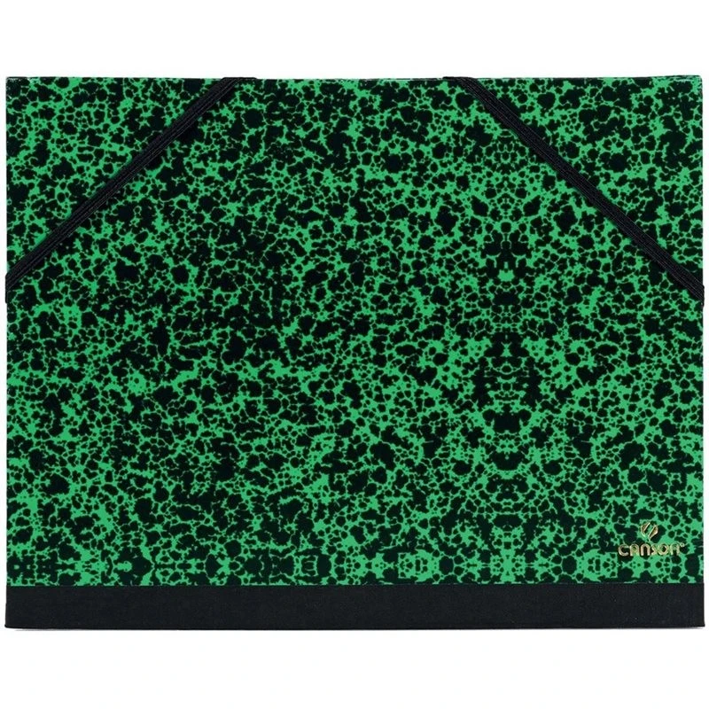 Canson - Beaux Arts - Carton à Dessins Rigide Avec élastiques - Papier Marbré Vert - 32x45 Cm 3 Canson - Beaux Arts - Carton à Dessins Rigide Avec élastiques - Papier Marbré Vert - 32x45 Cm
