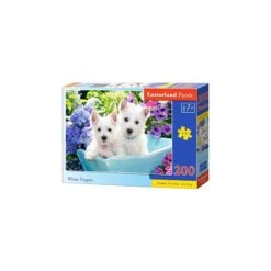 Castorland - Puzzle 200 Pièces - Chiots Westies