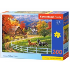 Castorland - Puzzle 200 Pièces - Ferme De Horse Valley