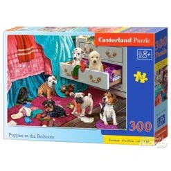 Castorland - Puzzle 300 Pièces - Chiots Dans La Chambre