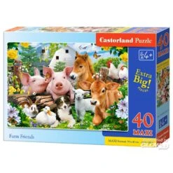 Castorland - Puzzle 40 Pièces - Amis De La Ferme
