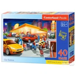 Castorland - Puzzle 40 Pièces - Station Service