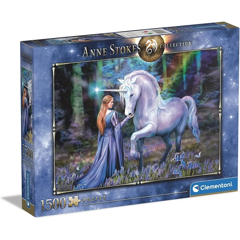 Clementoni - Anne Stokes - Puzzle 1500 Pièces - Bluebell Woods 3 Clementoni - Anne Stokes - Puzzle 1500 Pièces - Bluebell Woods