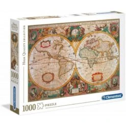 Clementoni - Puzzle 1000 Pièces - Carte Antique