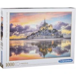 Clementoni - Puzzle 1000 Pièces - Le Magnifique Mont Saint Michel