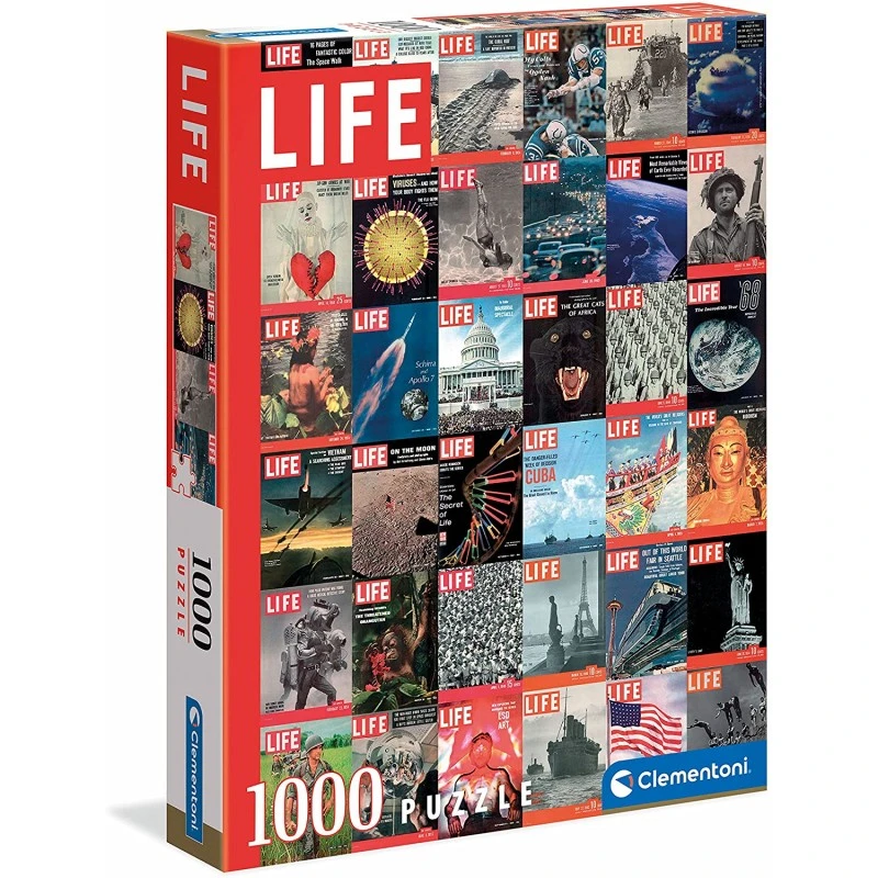 Clementoni - Puzzle 1000 Pièces - Life Covers 3 Clementoni - Puzzle 1000 Pièces - Life Covers