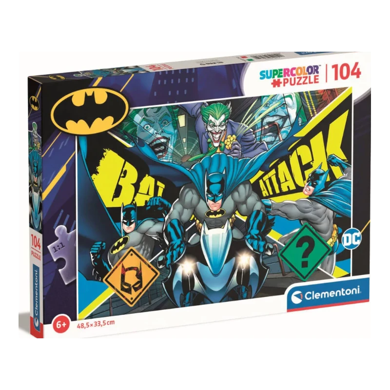 Clementoni - Puzzle 104 Pièces - Batman 3 Clementoni - Puzzle 104 Pièces - Batman