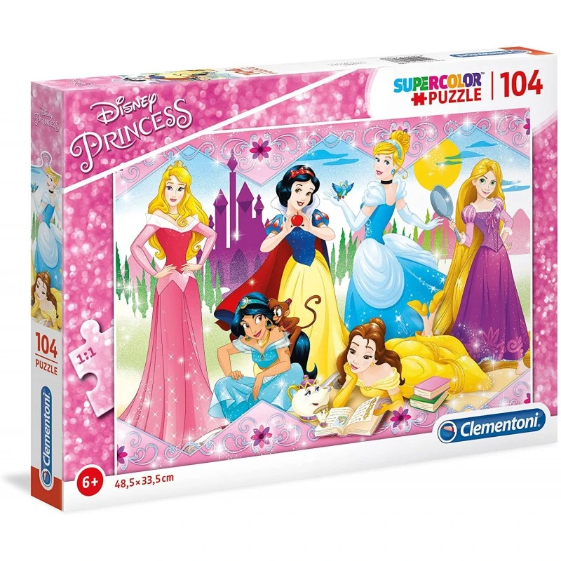 Clementoni - Puzzle 104 Pièces - Disney Princesses 3 Clementoni - Puzzle 104 Pièces - Disney Princesses
