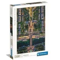 Clementoni - Puzzle 1500 Pièces - Flying Over Paris