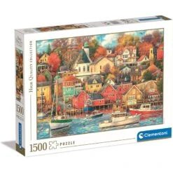 Clementoni - Puzzle 1500 Pièces - Good Time Harbor