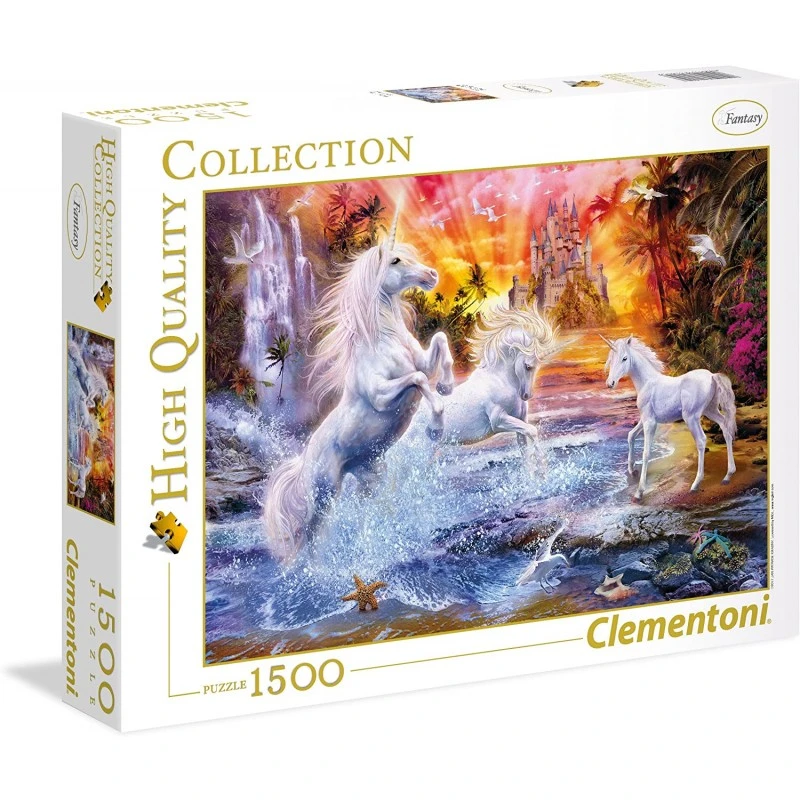 Clementoni - Puzzle 1500 Pièces - Licornes Sauvages 3 Clementoni - Puzzle 1500 Pièces - Licornes Sauvages