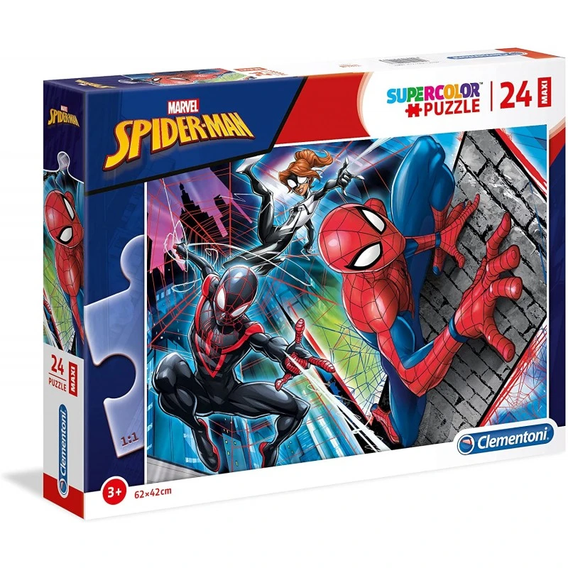 Clementoni - Puzzle 24 Pièces - Spiderman 3 Clementoni - Puzzle 24 Pièces - Spiderman