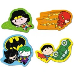 Clementoni - Puzzle 3, 6, 9, Et 12 Pièces - DC Comics Super Friends Justice League