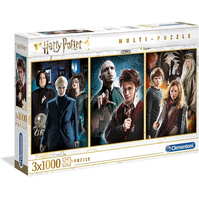 Clementoni - Puzzle 3x1000 Pièces - Harry Potter 3 Clementoni - Puzzle 3x1000 Pièces - Harry Potter