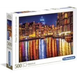 Clementoni - Puzzle 500 Pièces - Amsterdam