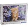 Clementoni - Puzzle 500 Pièces - Chat Roux Dans Les Fleurs -Millejouets clementoni puzzle 500 pieces chat roux dans les fleurs