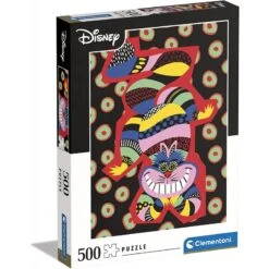 Clementoni - Puzzle 500 Pièces - Disney - Le Chat De Cheshire