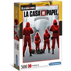 Clementoni - Puzzle 500 Pièces - La Casa De Papel