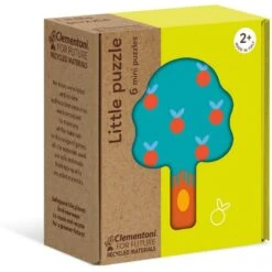 Clementoni - Puzzle 6 Cubes Pièces - Little Nature