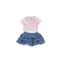 Corolle - Accessoire Poupon 36cm - Jupe à Volants Et T-shirt