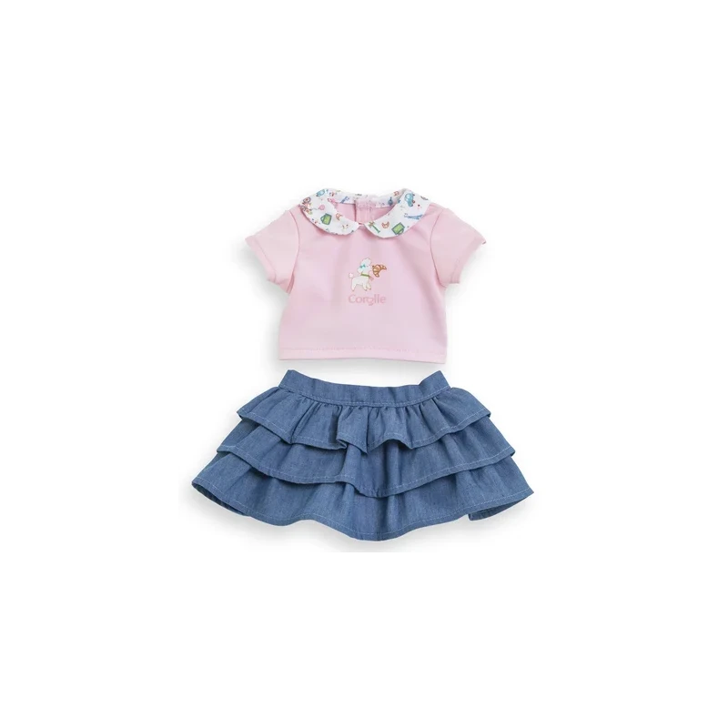 Corolle - Accessoire Poupon 36cm - Jupe à Volants Et T-shirt 3 Corolle - Accessoire Poupon 36cm - Jupe à Volants Et T-shirt