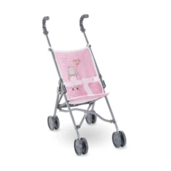 Corolle - Accessoire - Poussette Canne Rose Pour Poupon 36 à 42 Cm