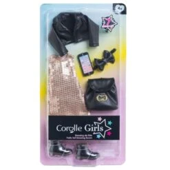 Corolle Girls - Vêtement Pour Poupée - Dressing De Fête Avec 7 Accessoires