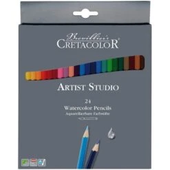 CRETACOLOR 281 24 - Set De 24 Crayons Aquarellables - Etui Carton