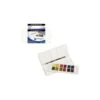 Canson Daler Rowney - Beaux Arts - Coffret De Poche De 12 Demi Godets D'aquarelle Aquafine Et Pinceau -Millejouets daler rowney beaux arts coffret de poche de 12 demi godets d aquarelle aquafine et pinceau