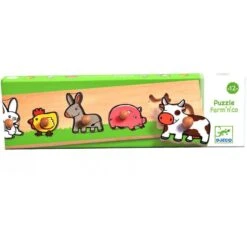 Djeco - DJ01116 - Puzzles Gros Boutons - Farm'n'co