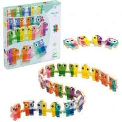 Djeco - DJ01641 - Jeux éducatifs Bois - Domino Up