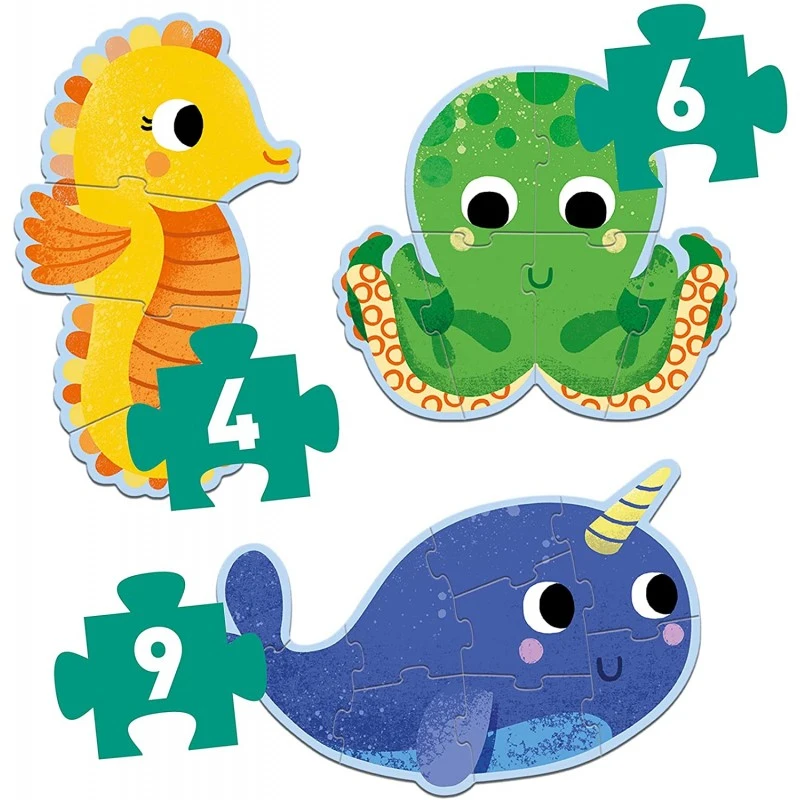 Djeco - DJ07144 - Puzzles évolutifs - Puzzles Primo - Dans La Mer 3 Djeco - DJ07144 - Puzzles évolutifs - Puzzles Primo - Dans La Mer