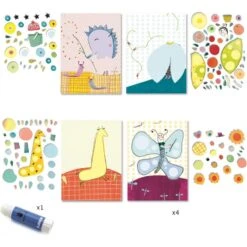 Djeco - DJ08666 - Collages Des Petits - Très Pop
