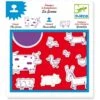 Djeco - DJ08809 - Motifs à Tamponner - Animaux De La Ferme