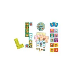 Djeco - Jeu De Société - Mémo, Bingo Et Domini - Les Petits Copains