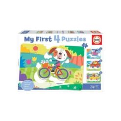 Educa - Mes Premiers Puzzles Progressifs 5-6-7-8 Pièces - Véhicules