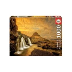 Educa - Puzzle 1000 Pièces - Chute D'eau à Kirkjufellsfoss, Islande
