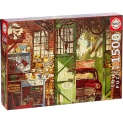 Educa - Puzzle 1500 Pièces - Old Garage, Arly Jones