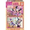 Educa - Puzzle 2x25 Pièces - Minnie Daisy Et Le Chat -Millejouets educa puzzle 2x25 pieces minnie daisy et le chat