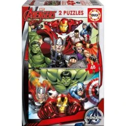 Educa - Puzzle 2x48 Pièces - Avengers