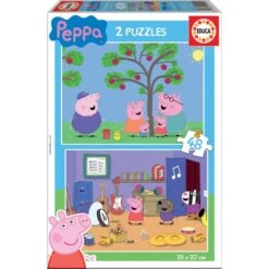 Educa - Puzzle 2x48 Pièces - Peppa Pig