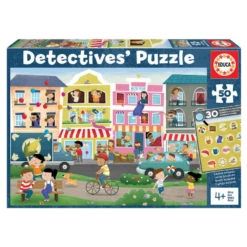 Educa - Puzzle 50 Pièces - En Ville Detectives Puzzle