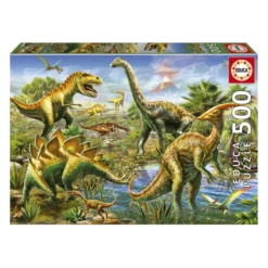 Educa - Puzzle 500 Pièces - Cour Jurassique