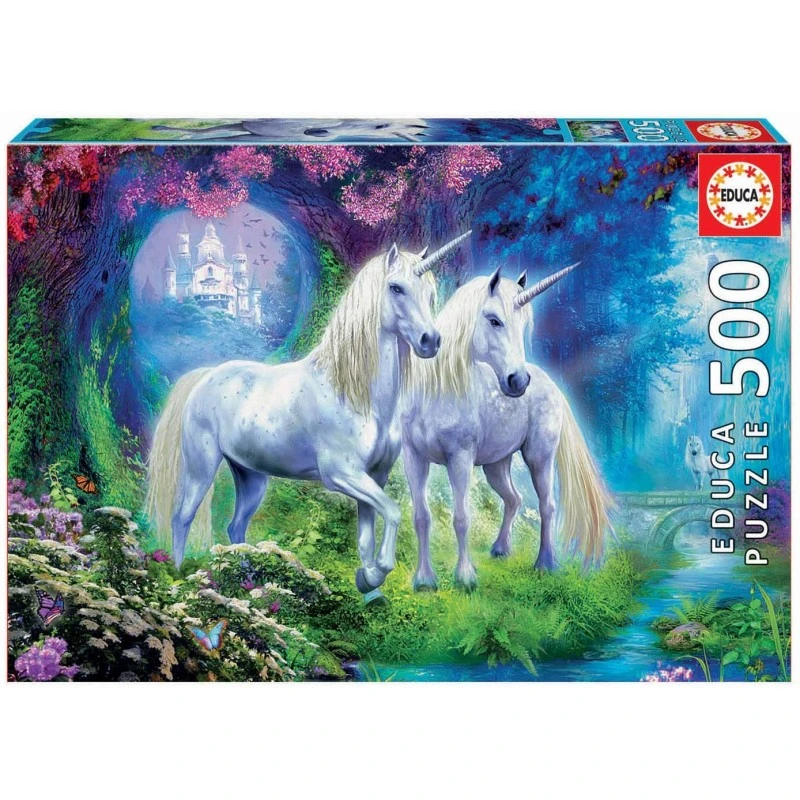 Educa - Puzzle 500 Pièces - Des Licornes Dans La Forêt 3 Educa - Puzzle 500 Pièces - Des Licornes Dans La Forêt