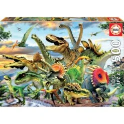 Educa - Puzzle 500 Pièces - Dinosaures