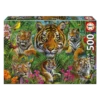 Educa - Puzzle 500 Pièces - Jungle Des Tigres