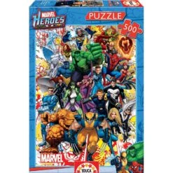 Educa - Puzzle 500 Pièces - Les Héros De Marvel